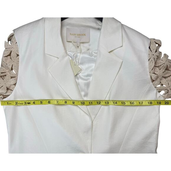 RAMY BROOK Kelsey Crochet-Sleeve Jacket Blazer - Picture 12 of 13